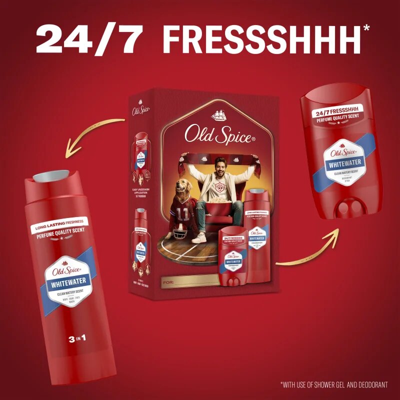 Old Spice Whitewater Sports Fan ajándékszett uraknak