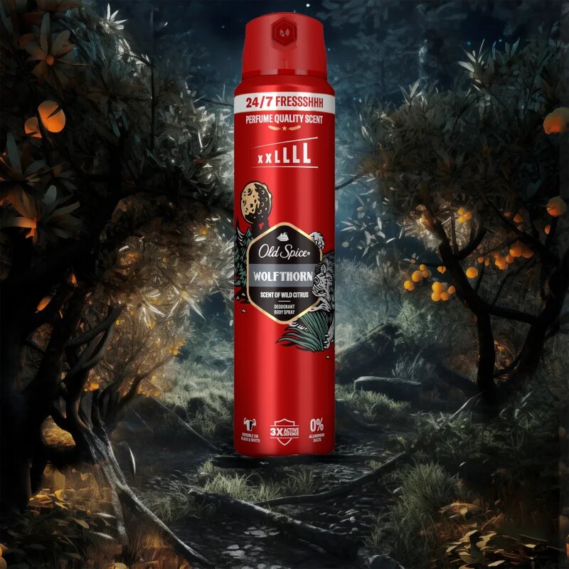 Old Spice Wolfthorn spray dezodor 250 ml