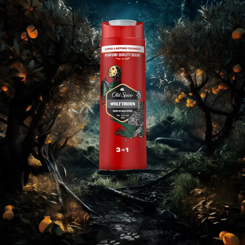 Old Spice Wolfthorn tusfürdő gél 400 ml