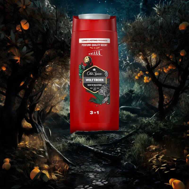 Old Spice Wolfthorn tusfürdő gél 675 ml