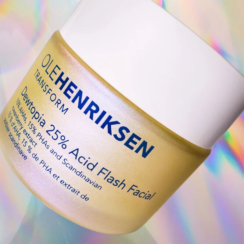 OLEHENRIKSEN Transform Dewtopia 25% Acid Flash Facial hámlasztó maszk 50 ml