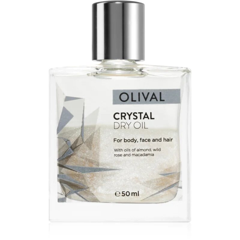 Olival Crystal Dry Oil multifunkciós csillogó olaj arcra testre és hajra 50 ml