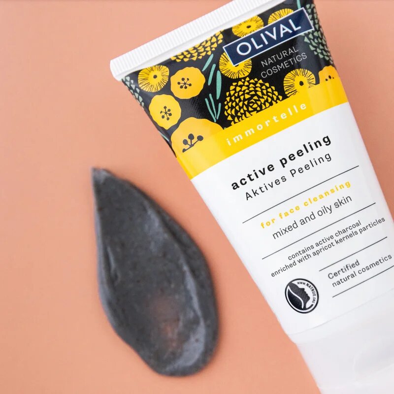 Olival Immortelle Active Peeling arctisztító peeling kombinált és zsíros bőrre 75 ml