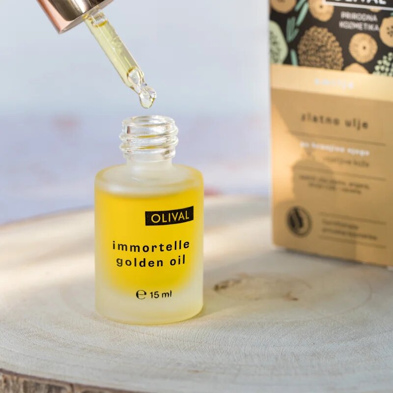 Olival Immortelle Golden Oil arcolaj az érzékeny száraz bőrre 15 ml