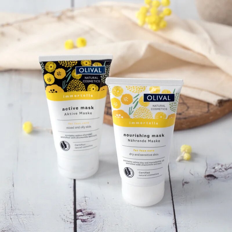 Olival Immortelle Nourishing Mask tápláló maszk az érzékeny száraz bőrre 75 ml