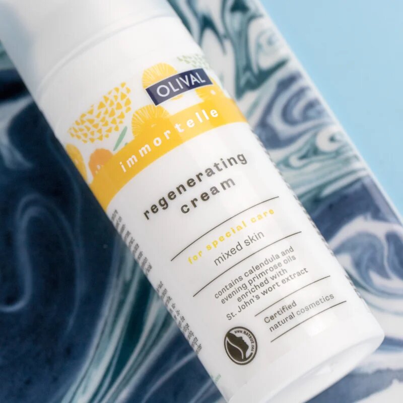 Olival Immortelle Regenerating Cream regeneráló krém kombinált és zsíros bőrre 50 ml