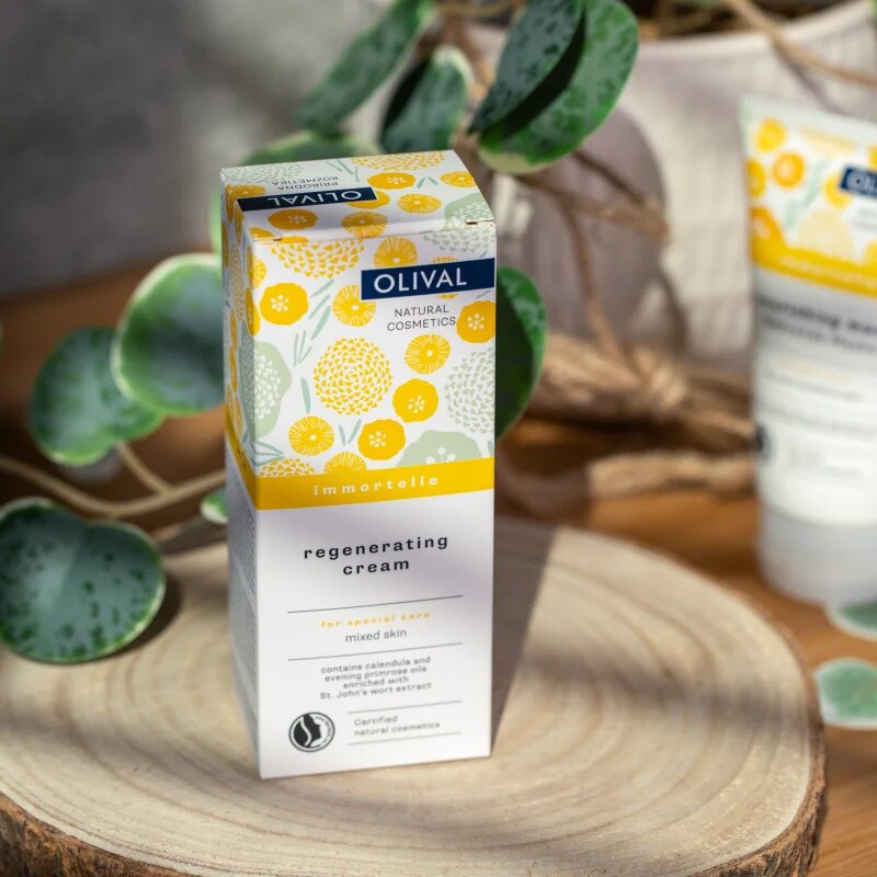 Olival Immortelle Regenerating Cream regeneráló krém kombinált és zsíros bőrre 50 ml