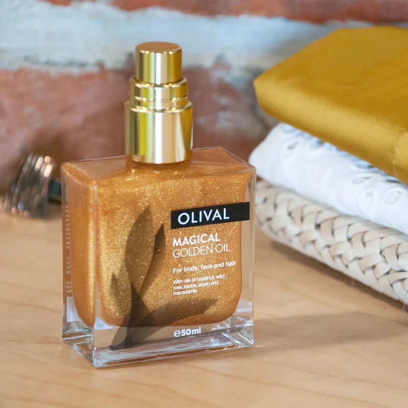 Olival Magical Gloden Oil multifunkciós csillogó olaj arcra testre és hajra 50 ml