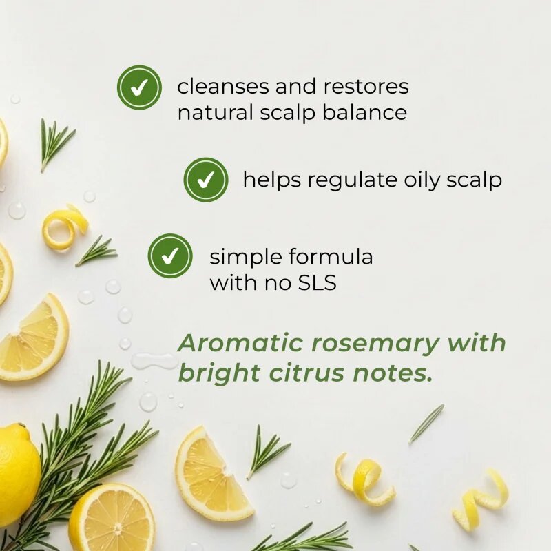 Olival Micellar Rosemary and Lemon micellás sampon zsíros hajra 250 ml