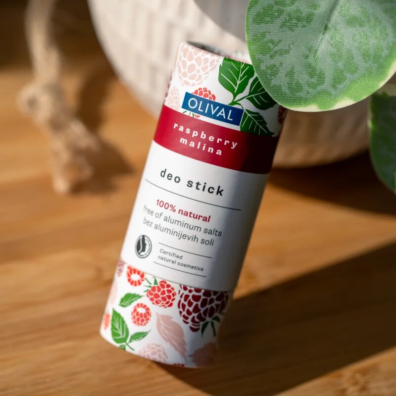 Olival Natural Raspberry alumínium sótól mentes dezodor 40 g