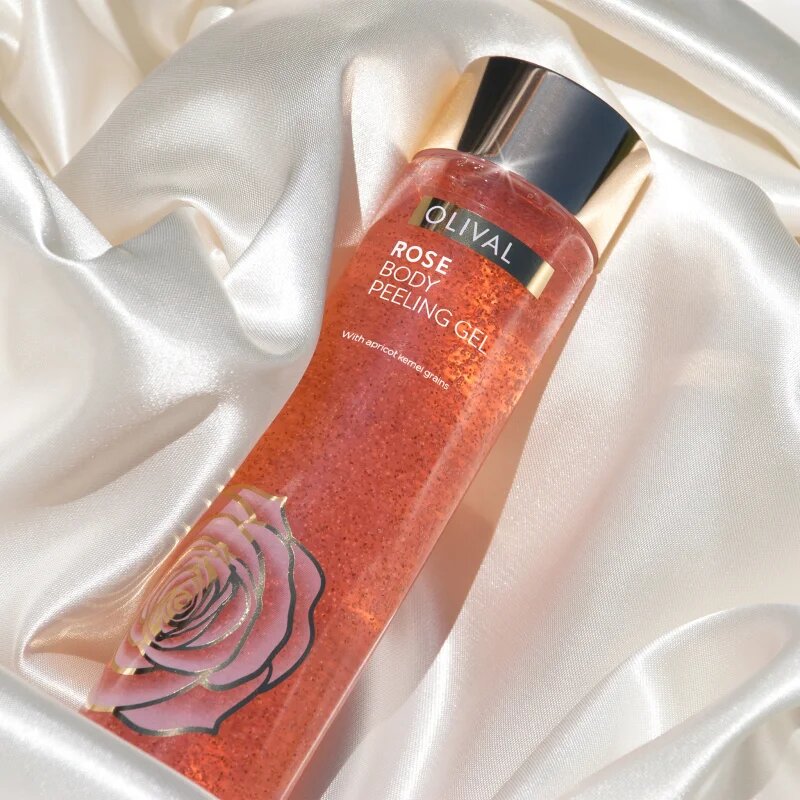 Olival Rose tisztító peelinges gél rózsa illattal 200 ml