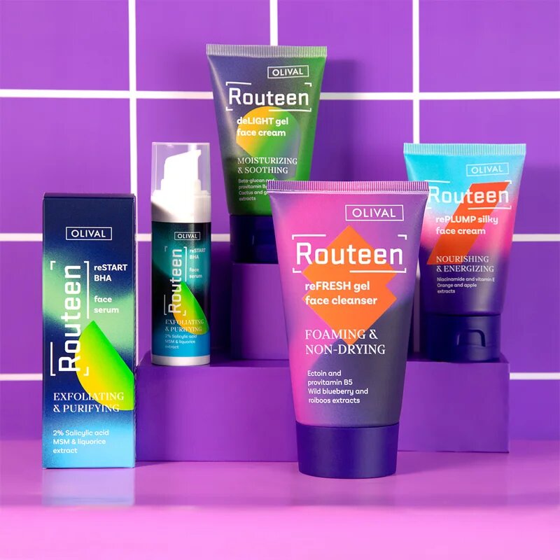 Olival Routeen reFRESH lágy tisztító gél az arcra 150 ml