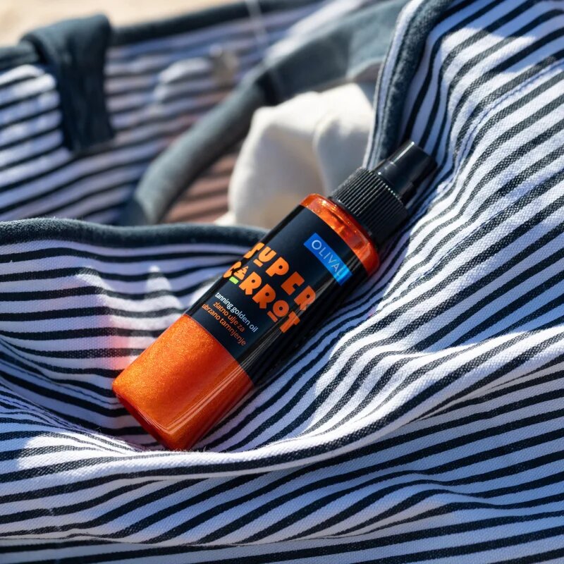 Olival SUPER Carrot Golden Oil olaj csillámporral barnulást gyorsító 100 ml