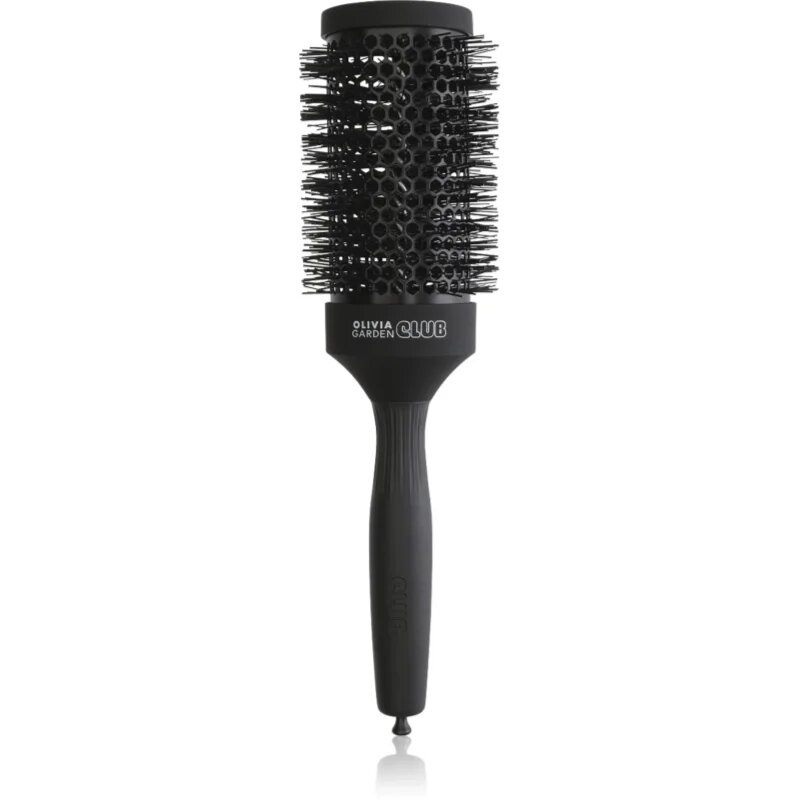 Olivia Garden Club The Glow Blowout Ceramic Round Brush Black körkefe L 1 db