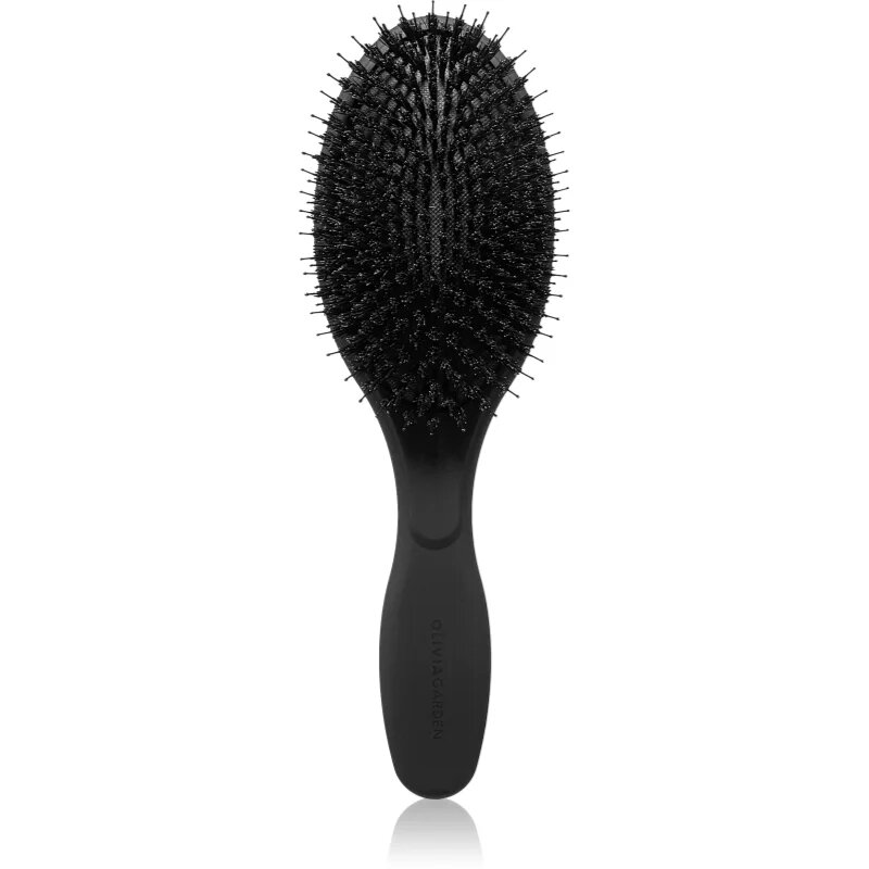 Olivia Garden Expert Care Boar & Nylon Bristles Black hajkefe 1 db