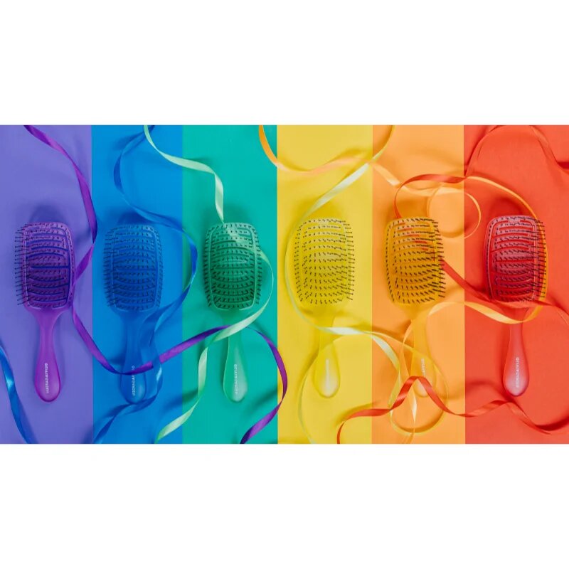 Olivia Garden iDetangle Pride lapos kefe Green 1 db
