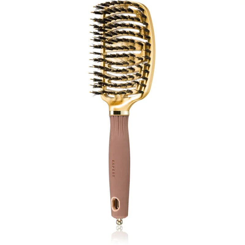Olivia Garden NanoThermic Ceramic + Ion Flex Collection hajkefe nejlon- és vaddisznósörtékkel 1 db