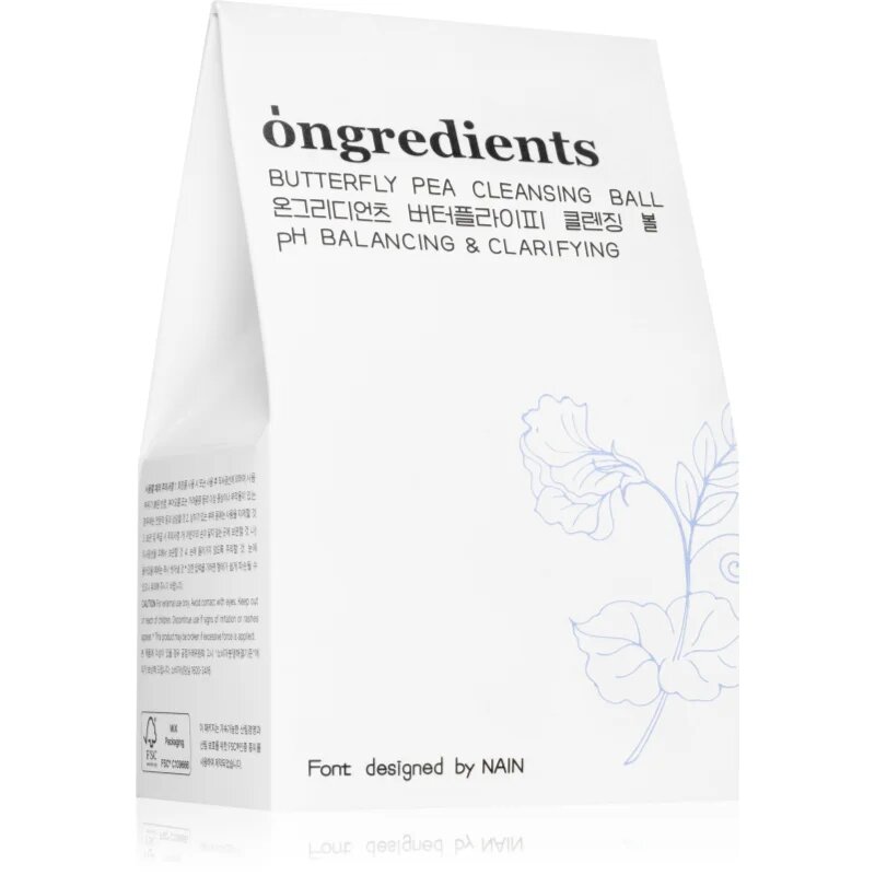 Ongredients Butterfly Pea Cleansing Ball tisztító szappan arcra antioxidáns hatású 110 g