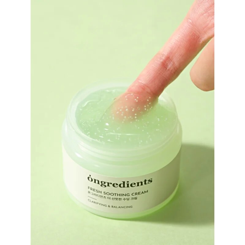 Ongredients Fresh Soothing Cream gyengéd és hidratáló géles krém 50 ml
