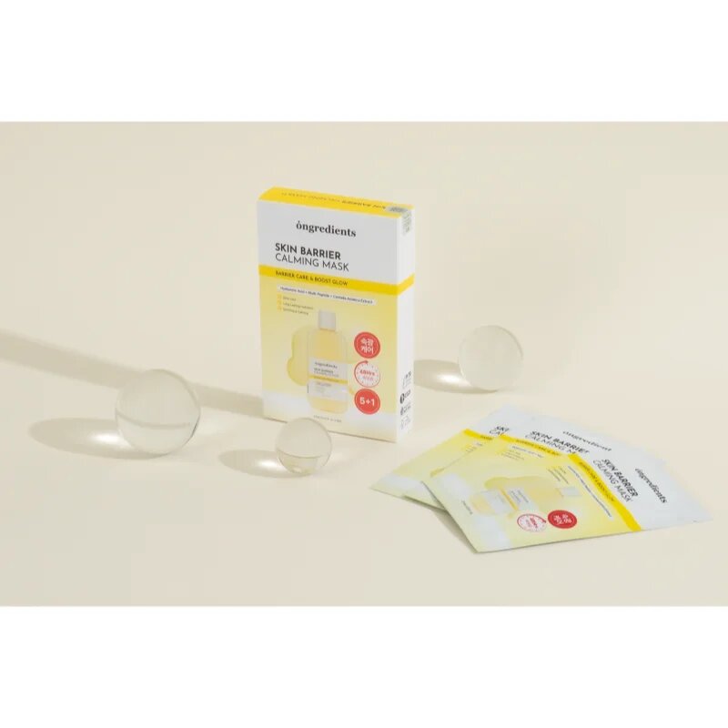 Ongredients Skin Barrier Calming Mask nyugtató hatású gézmaszk a bőrgát erősítésére 1 db