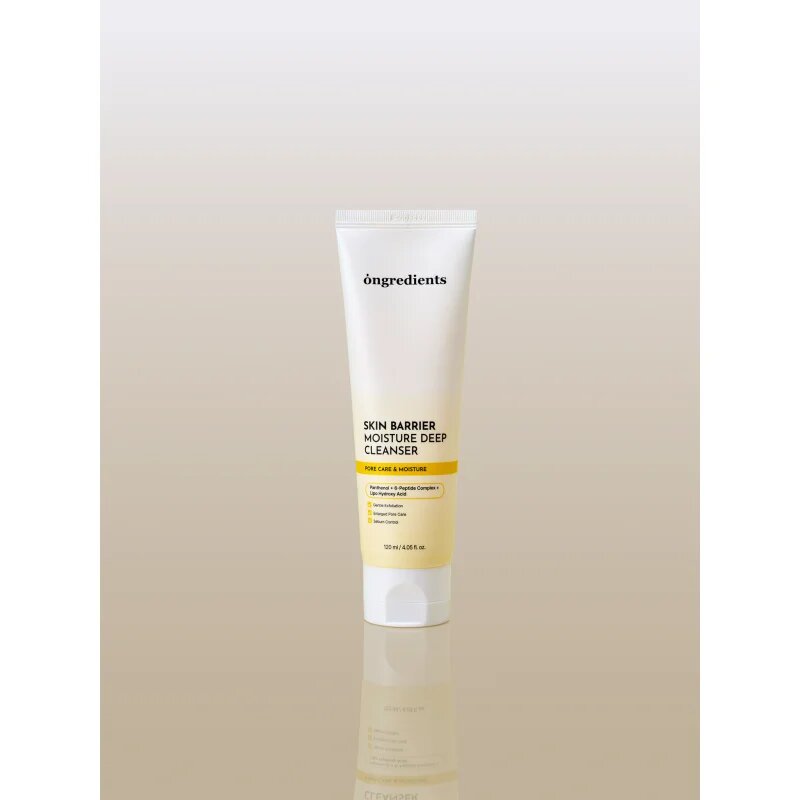 Ongredients Skin Barrier Moisture Deep Cleanser lágy tisztító gél a bőrgát erősítésére 120 ml