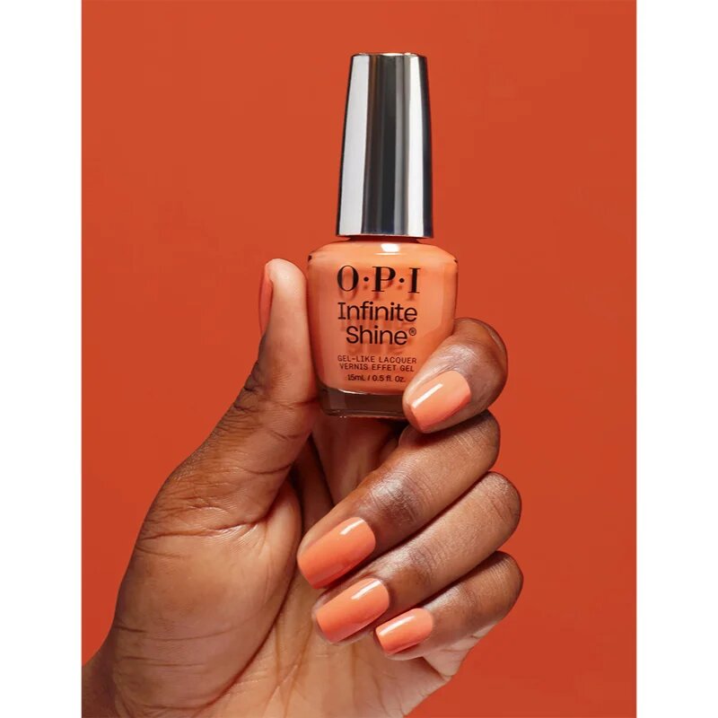 OPI Infinite Shine Silk körömlakk géles hatással Always within Peach 15 ml