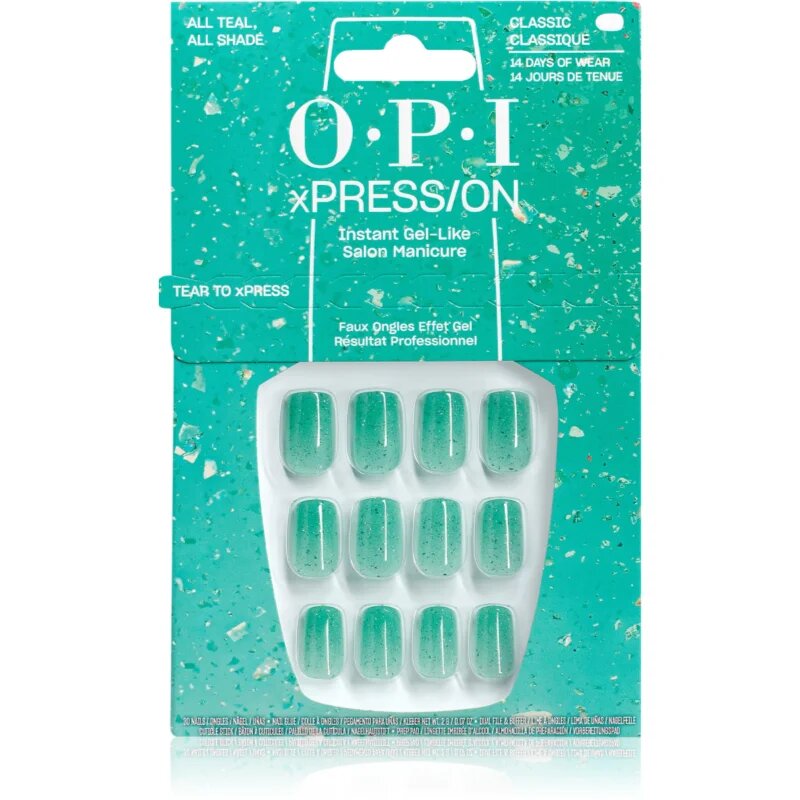 OPI Make ‘Em Jelly! XPRESS/ON műköröm All Teal All Shade 30 db