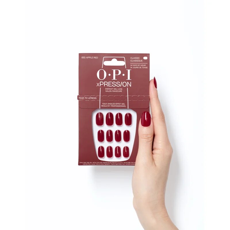 OPI xPRESS/ON műköröm Big Apple Red 30 db