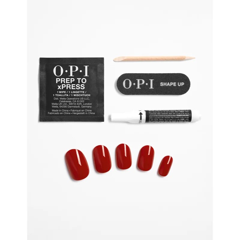 OPI xPRESS/ON műköröm Big Apple Red 30 db