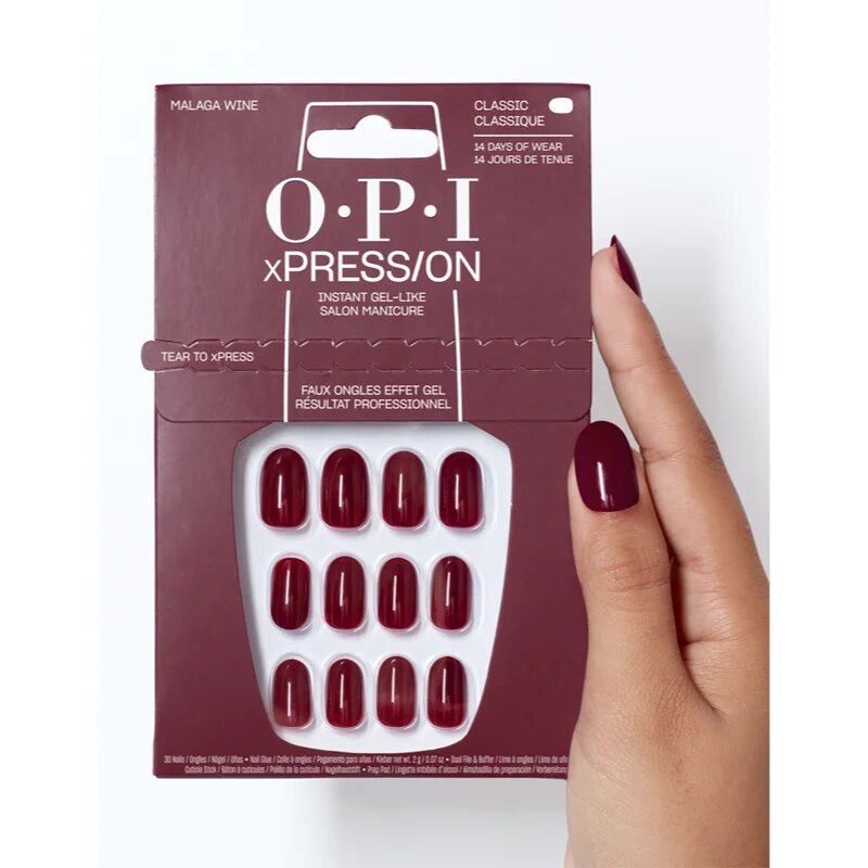 OPI xPRESS/ON műköröm Malaga Wine 30 db