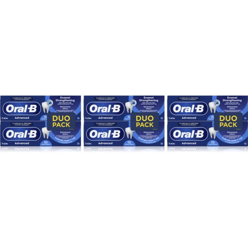 Oral-B Advanced Enamel Strengthening fogápoló készlet