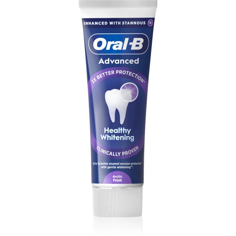 Oral-B Advanced Healthy Whitening gyengéden fehérítő fogkrém Arctic Fresh 75 ml