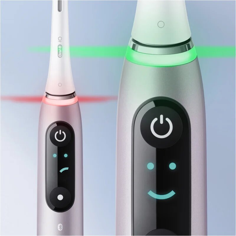 Oral-B iO 9 elektromos fogkefe töltőtokkal Rose Quartz 1 db