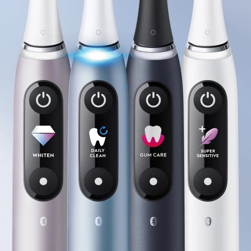 Oral-B iO 9 elektromos fogkefe töltőtokkal Rose Quartz 1 db