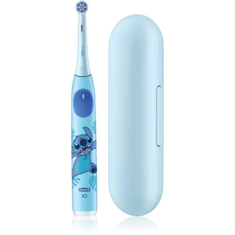 Oral-B iO Kids Disney Stitch elektromos fogkefe gyermekeknek utazó tokkal 6 y+ 1 db