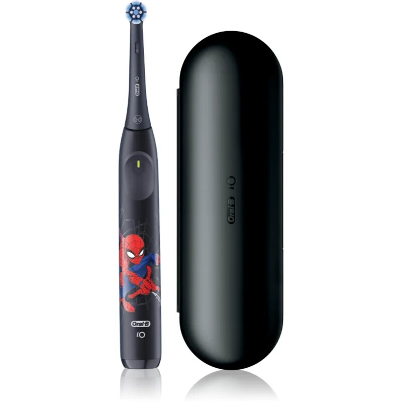 Oral-B iO Kids Marvel Spiderman elektromos fogkefe gyermekeknek utazó tokkal 6 y+ 1 db
