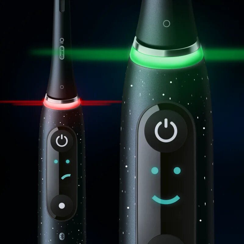 Oral-B iO10 elektromos fogkefe Black Spreckels 1 db