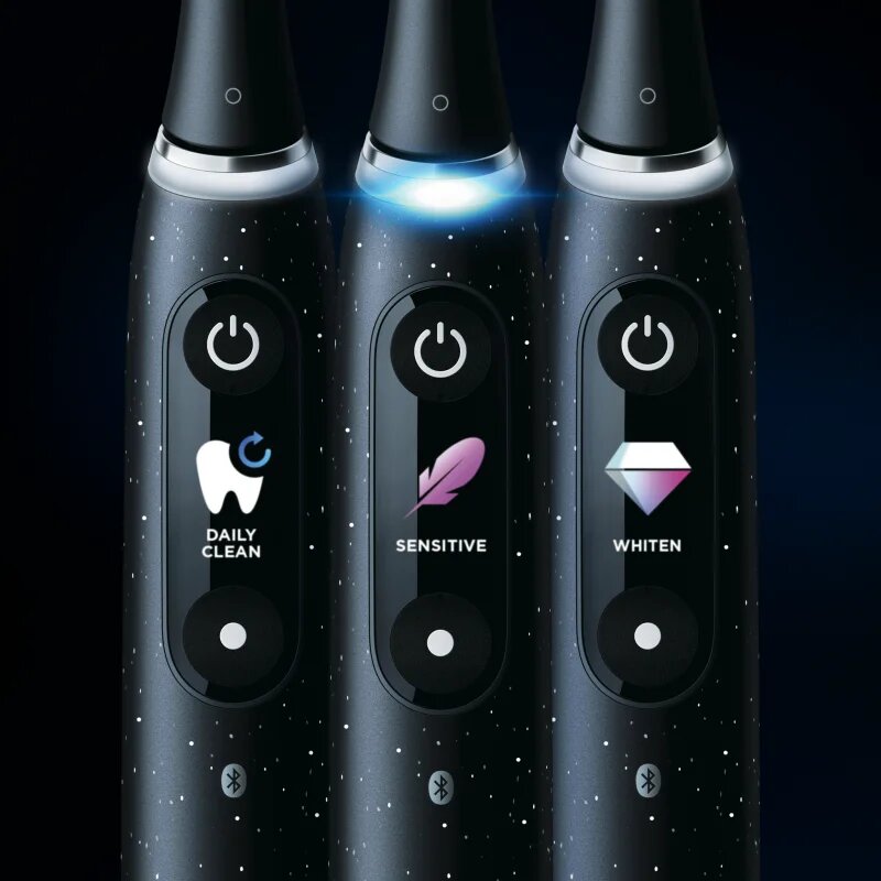 Oral-B iO10 elektromos fogkefe Black Spreckels 1 db