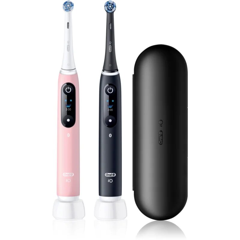 Oral-B iO6 Connected Coach elektromos fogkefe tokkal dupla csomagolás 2 db