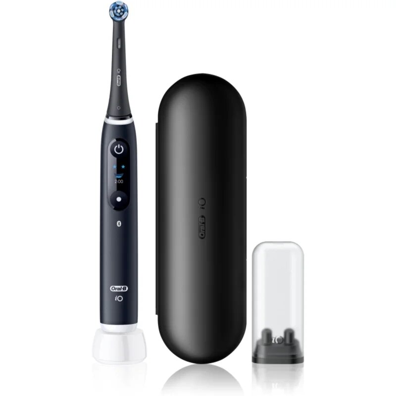 Oral-B iO6 elektromos fogkefe tokkal Black Onyx