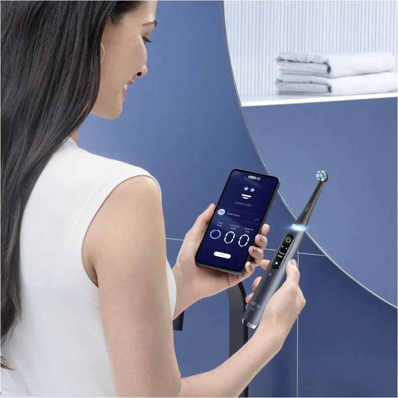 Oral-B iO9 elektromos fogkefe Black 1 db