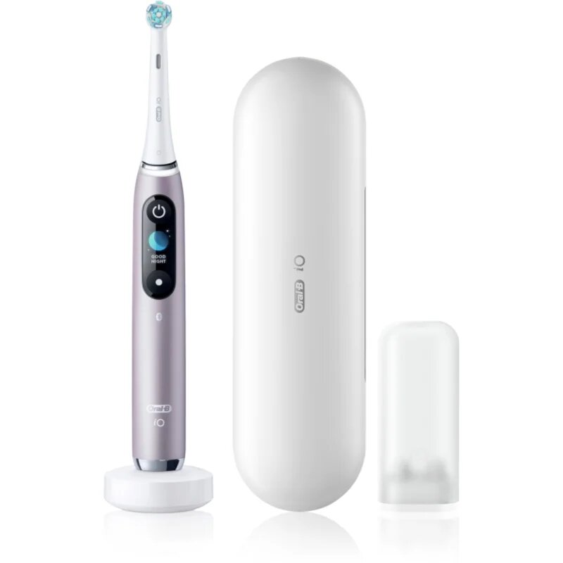 Oral-B iO9 elektromos fogkefe töltőtokkal Rose Quartz 1 db