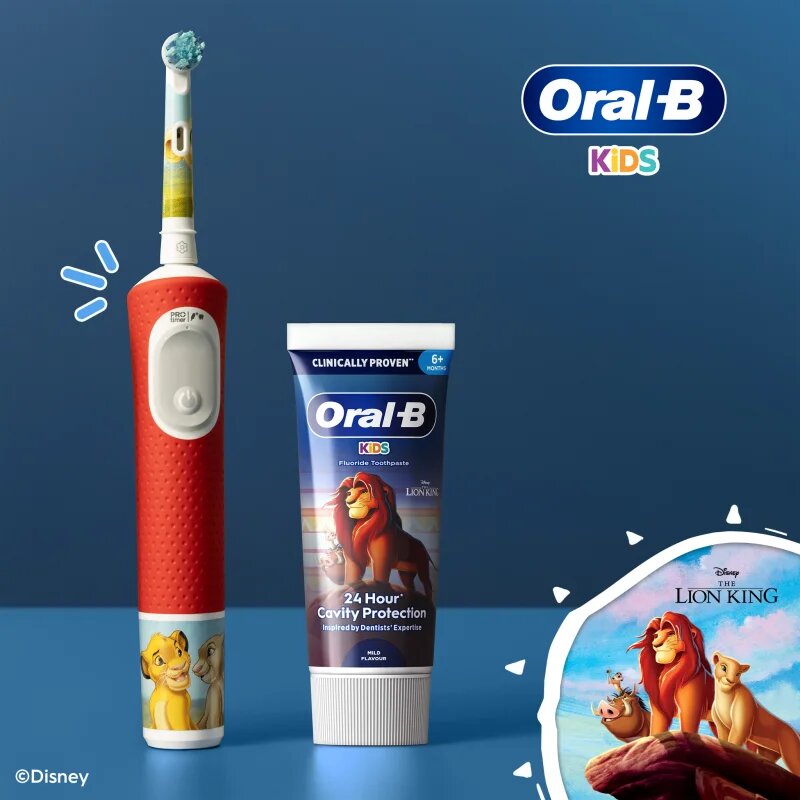 Oral-B Kids Lion King fogkrém gyermekeknek gyümölcsös ízesítés 6 m+ 60 ml