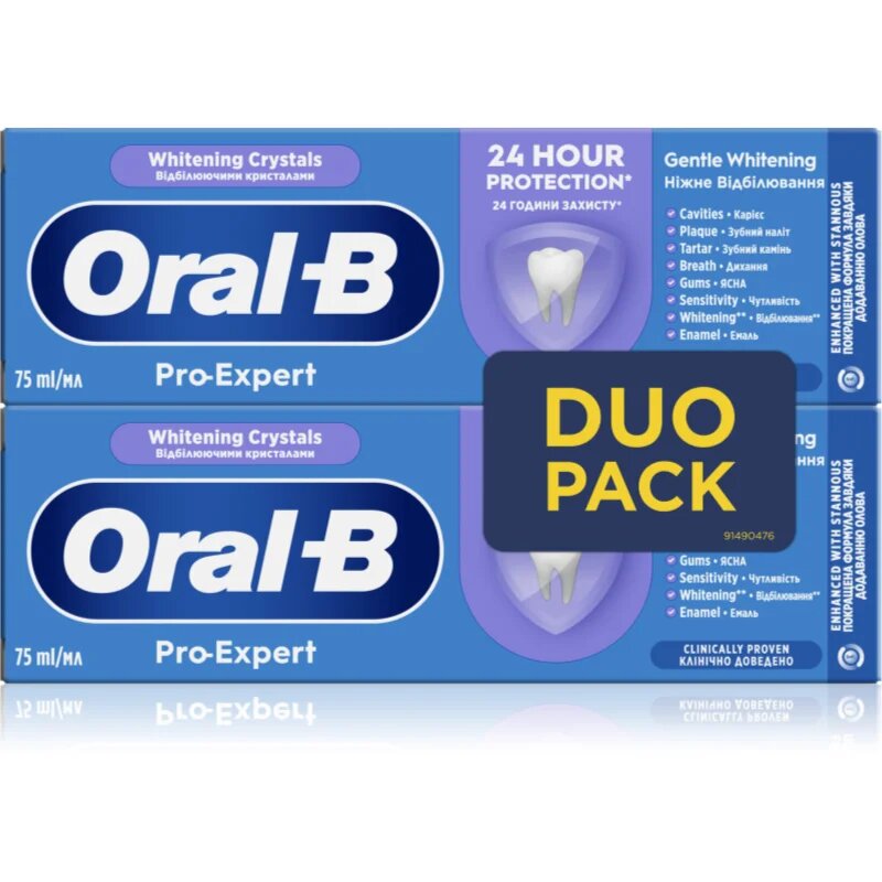 Oral-B Pro Expert Gentle Whitening fehérítő fogkrém 2x75 ml