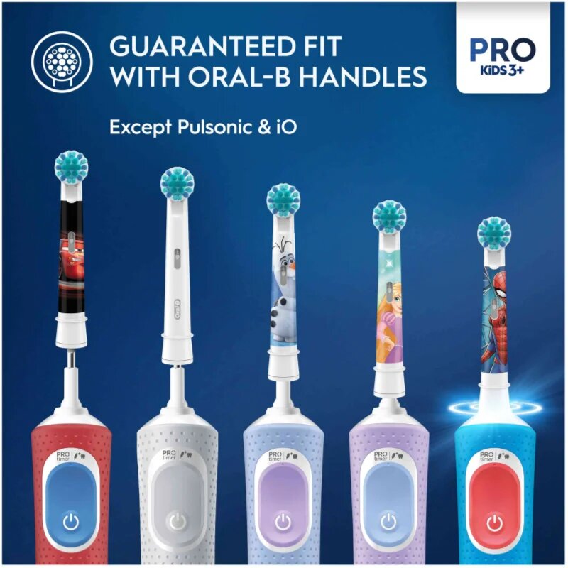 Oral-B PRO Kids 3+ csere fejek a fogkeféhez gyermekeknek Spiderman 4 db