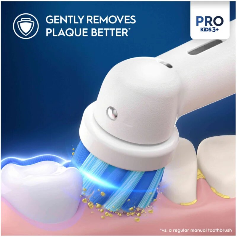 Oral-B PRO Kids 3+ csere fejek a fogkeféhez gyermekeknek Spiderman 4 db
