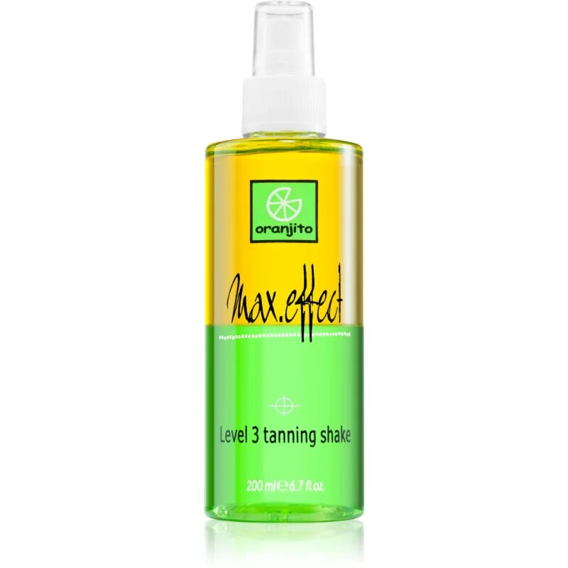 Oranjito Level 3 Shake kétfázisú barnító spray szoláriumba 200 ml