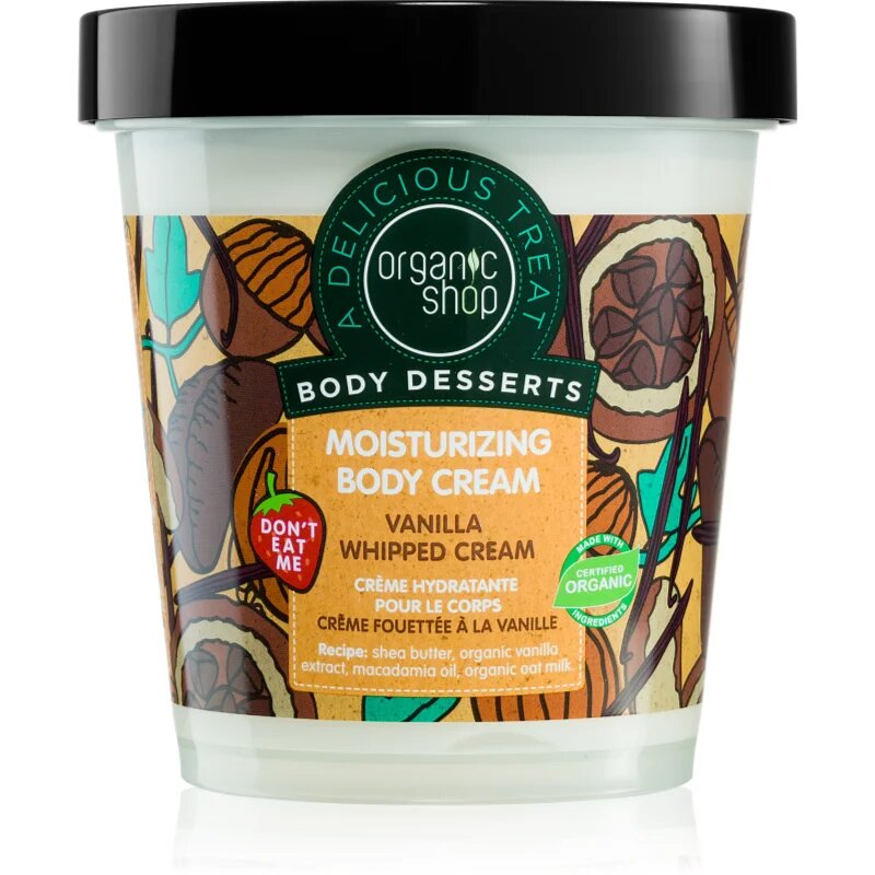 Organic Shop Body Desserts Vanilla hidratáló testkrém 450 ml