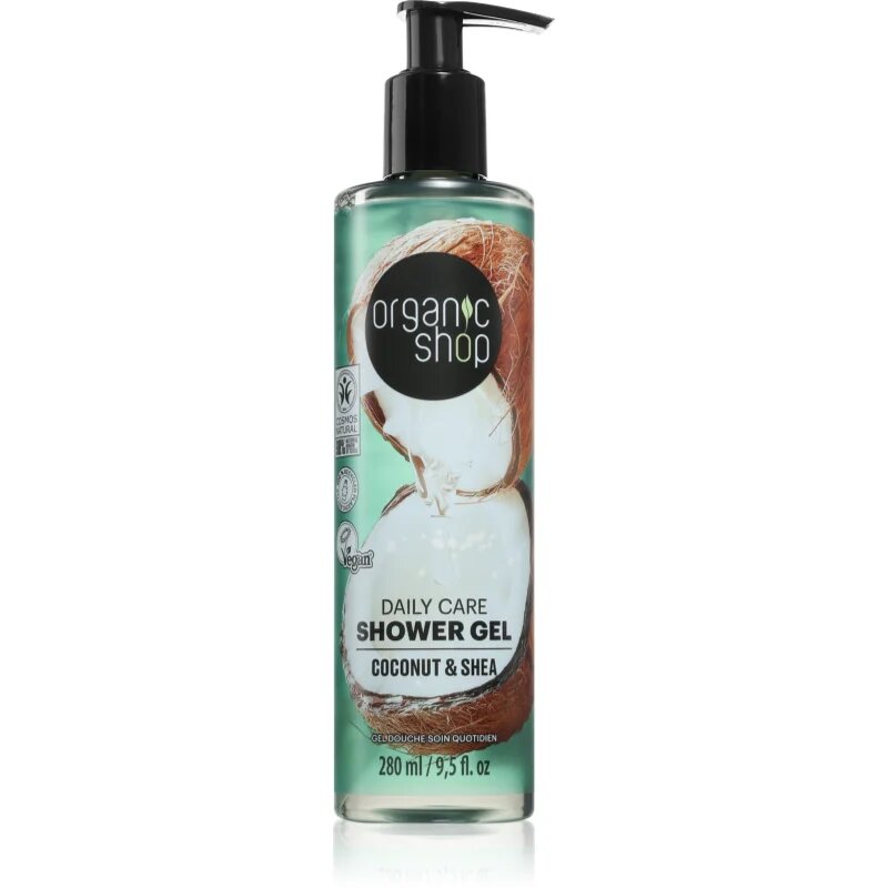 Organic Shop Coconut & Shea hidratáló tusoló gél 280 ml