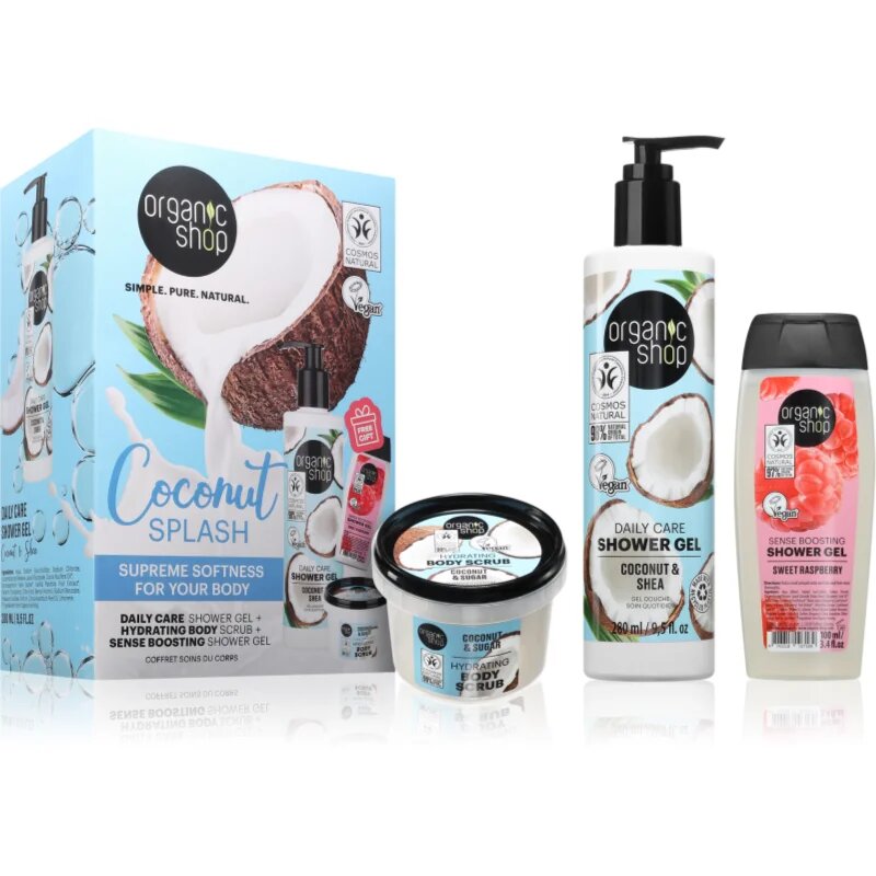 Organic Shop Coconut Splash ajándékszett testre